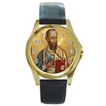 St. Paul Round Gold Metal Watch