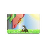 Flower & Frog Magnet (Name Card)