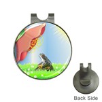 Flower & Frog Golf Ball Marker Hat Clip