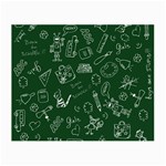 back to school doodles Small Glasses Cloth
