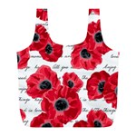 love poppies Full Print Recycle Bag (L)