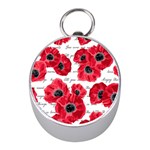 love poppies Silver Compass (Mini)