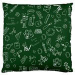 back to school doodles Standard Flano Cushion Case (Two Sides)