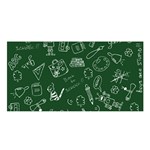 back to school doodles Satin Shawl