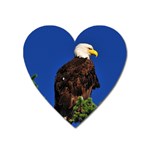 BLUESTSKIESINSEATTLEANDBEAUTIFULEAGLE Magnet (Heart)