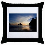 RIALTOBEACHNEARFORKS Throw Pillow Case (Black)