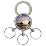 RIALTOBEACHNEARFORKS 3-Ring Key Chain