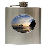 RIALTOBEACHNEARFORKS Hip Flask (6 oz)