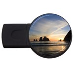RIALTOBEACHNEARFORKS USB Flash Drive Round (2 GB)