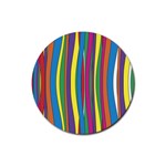 pop046a Rubber Round Coaster (4 pack)