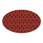halloween hotel carpet Magnet (Oval)