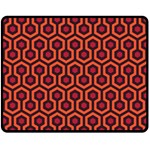halloween hotel carpet Fleece Blanket (Medium)
