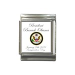 President Obama Inauguration Day Italian Charm (13mm)