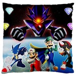 super_mario_bros_z_promo_by_alvin_earthworm Large Cushion Case (Two Sides)
