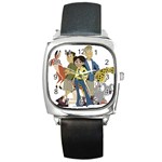 6cb0e751e37a2f82d9cc12d083f559c9 Square Metal Watch