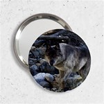 Vision Quest Grey Wolf 2.25  Handbag Mirror