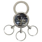 Vision Quest Grey Wolf 3-Ring Key Chain