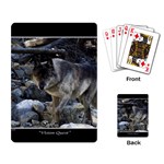 Vision Quest Grey Wolf Playing Cards Single Design