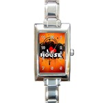 HOUSE (37) Rectangular Italian Charm Watch