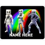 Emote Dancer Marsh Walk Marshmello Fleece Blanket Fleece Blanket (Large)