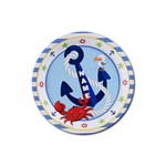 Personalize Rubber Round Coaster (4 pack) Clone