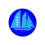 Personalize Rubber Round Coaster (4 pack) Clone