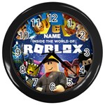 Roblox 10  Wall Clock Wall Clock (Black) Clone