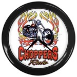 Choppers rule personalized gifts Wall Clock (Black)
