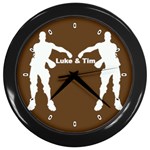 Floss Dance Emote Custom Made 10  Wall Clock Wall Clock (Black)