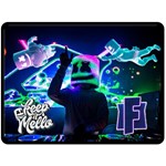 Emote Dancer Marsh Walk Marshmello Fleece Blanket Fleece Blanket (Large) Clone