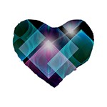Design Art (design 26) Standard 16  Premium Heart Shape Cushion 