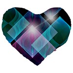 Design Art (design 26) Large 19  Premium Heart Shape Cushion