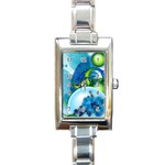 Design Art (design 25) Rectangle Italian Charm Watch