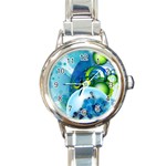 Design Art (design 25) Round Italian Charm Watch