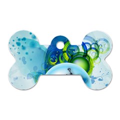 Design Art (design 25) Dog Tag Bone (Two Sides) from ArtsNow.com Front