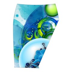 Design Art (design 25) Midi Wrap Pencil Skirt from ArtsNow.com  Front Right 