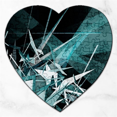 Design Art (design 23) Jigsaw Puzzle (Heart) from ArtsNow.com Front