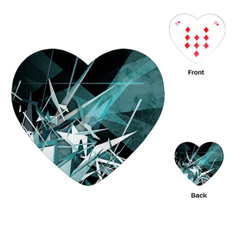 Design Art (design 23) Playing Cards (Heart) from ArtsNow.com Front