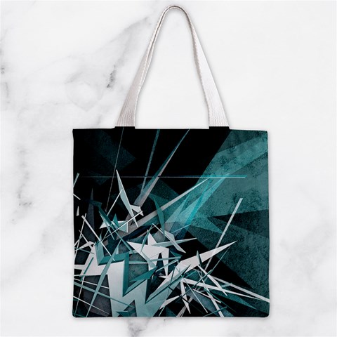 Design Art (design 23) Zipper Grocery Tote Bag from ArtsNow.com Front