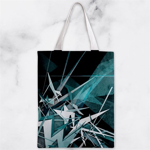 Design Art (design 23) Zipper Classic Tote Bag from ArtsNow.com Back