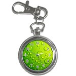 Green Water Drops Key Chain Watch