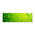 Green Water Drops Sticker (Bumper)