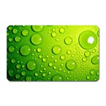 Green Water Drops Magnet (Rectangular)