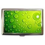 Green Water Drops Cigarette Money Case