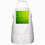 Green Water Drops BBQ Apron