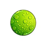 Green Water Drops Hat Clip Ball Marker (10 pack)