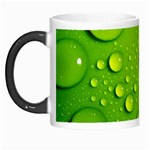 Green Water Drops Morph Mug