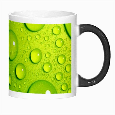 Green Water Drops Morph Mug from ArtsNow.com Right