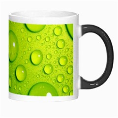 Green Water Drops Morph Mug from ArtsNow.com Right