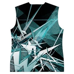 Design Art (design 23) Women s Button Up Vest from ArtsNow.com Back